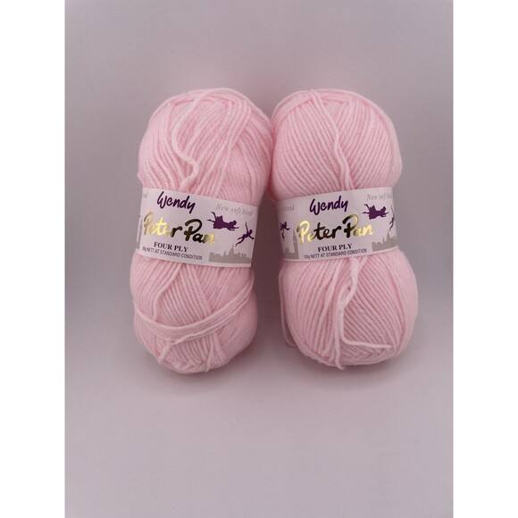 Peter Pan Went Yarn Pink Color 305 Lot 6135 - Picture 3 of 3